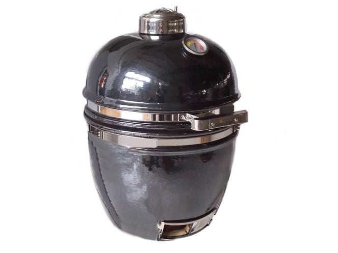 Keramikgrill KAMADO Holzkohle DELUXE - 47cm Rost - zum Einbauen