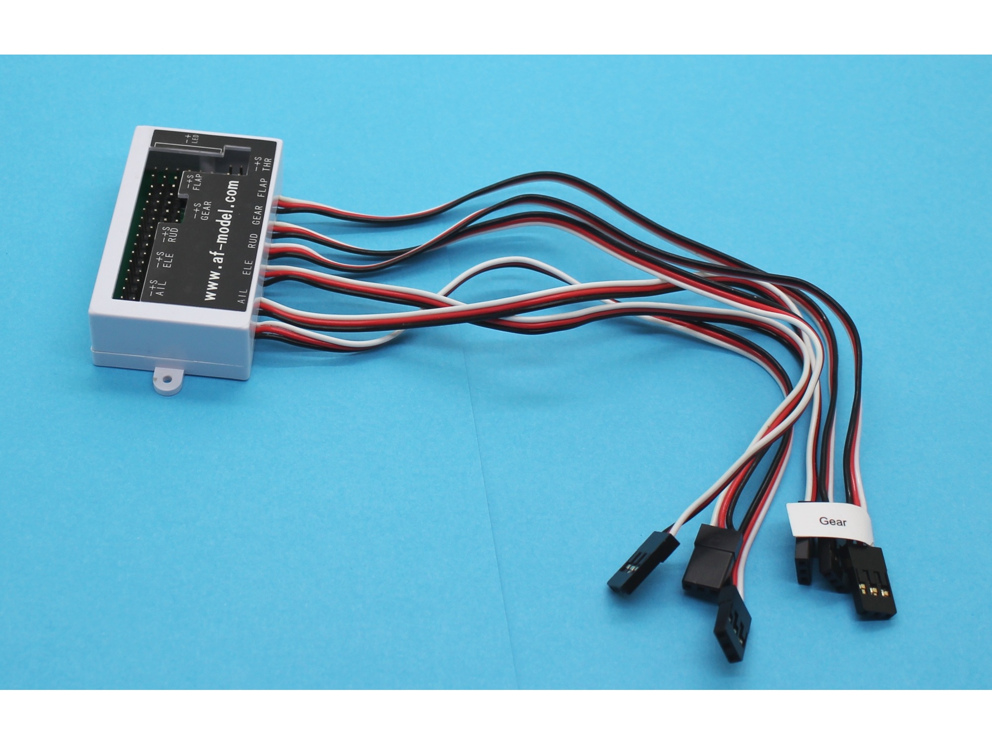 Servo Verteilertbox zu Super Jet - 90mm EDF - Spw 1200mm, AF-Model