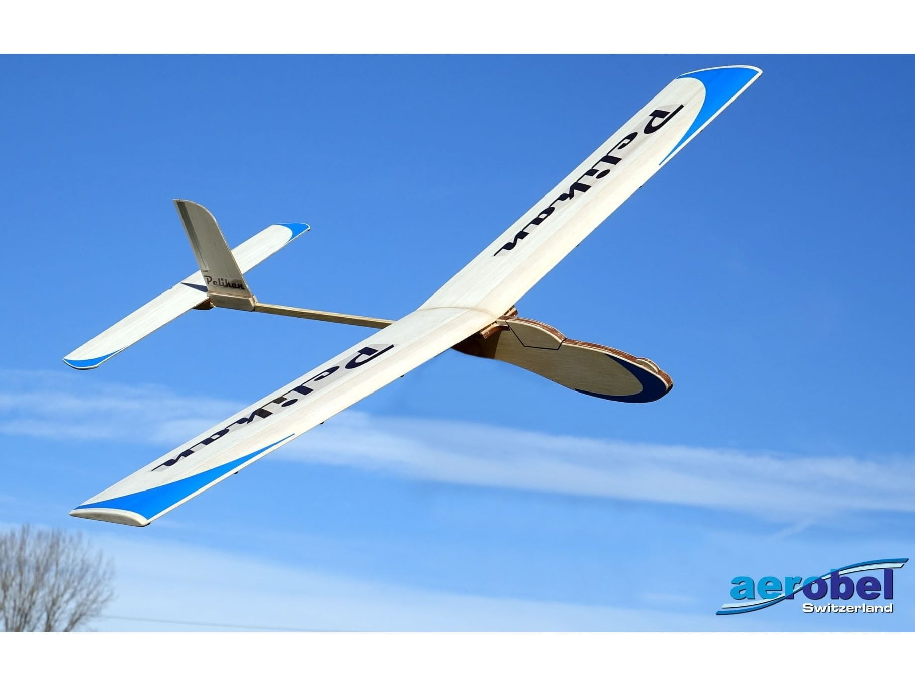 Aerobel Freiflug-Modell PELIKAN, Spw 1010mm - KIT-Bausatz – Bild 2