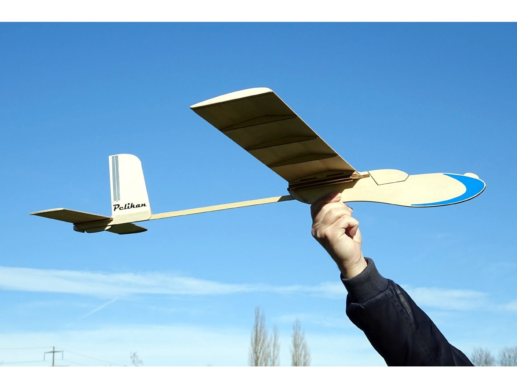 Aerobel Freiflug-Modell PELIKAN, Spw 1010mm - KIT-Bausatz – Bild 4