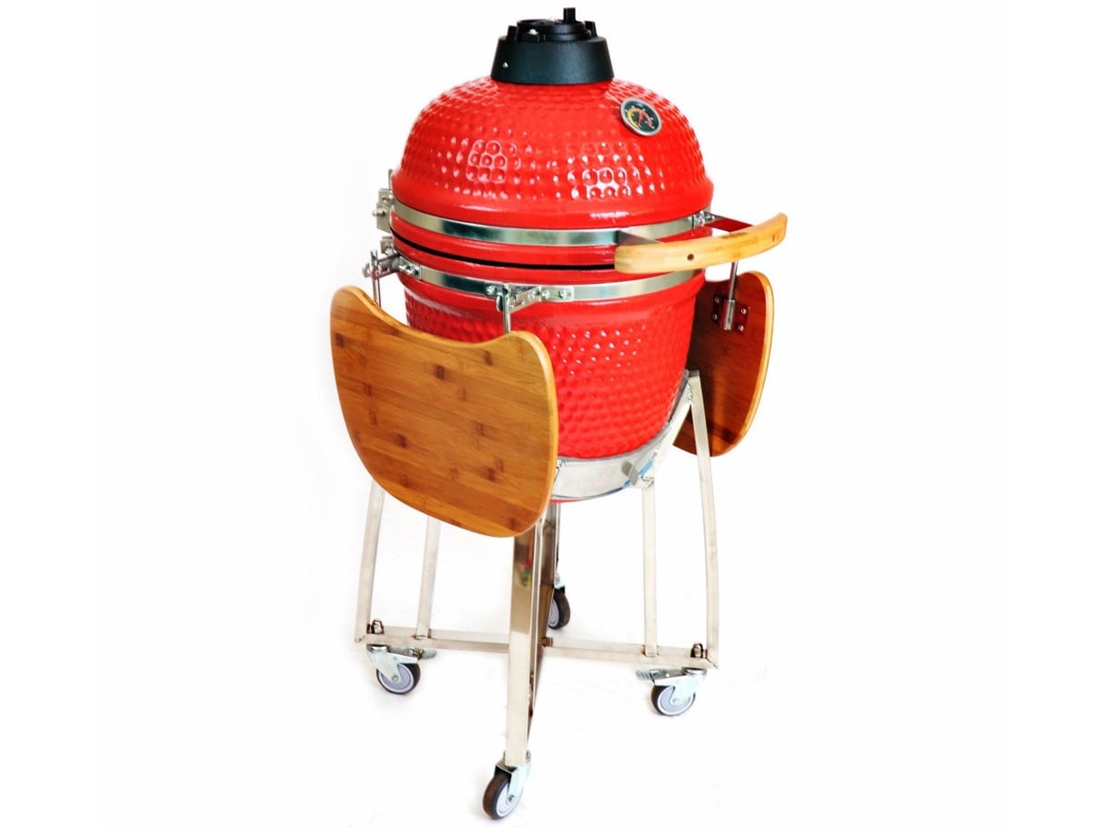 Keramikgrill KAMADO Holzkohle, 38cm Rost – Bild 2