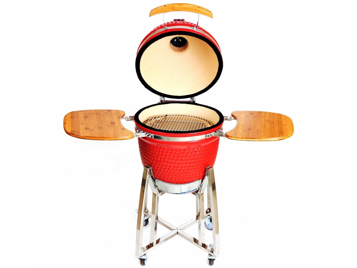 Keramikgrill KAMADO Holzkohle, 38cm Rost – Bild 3
