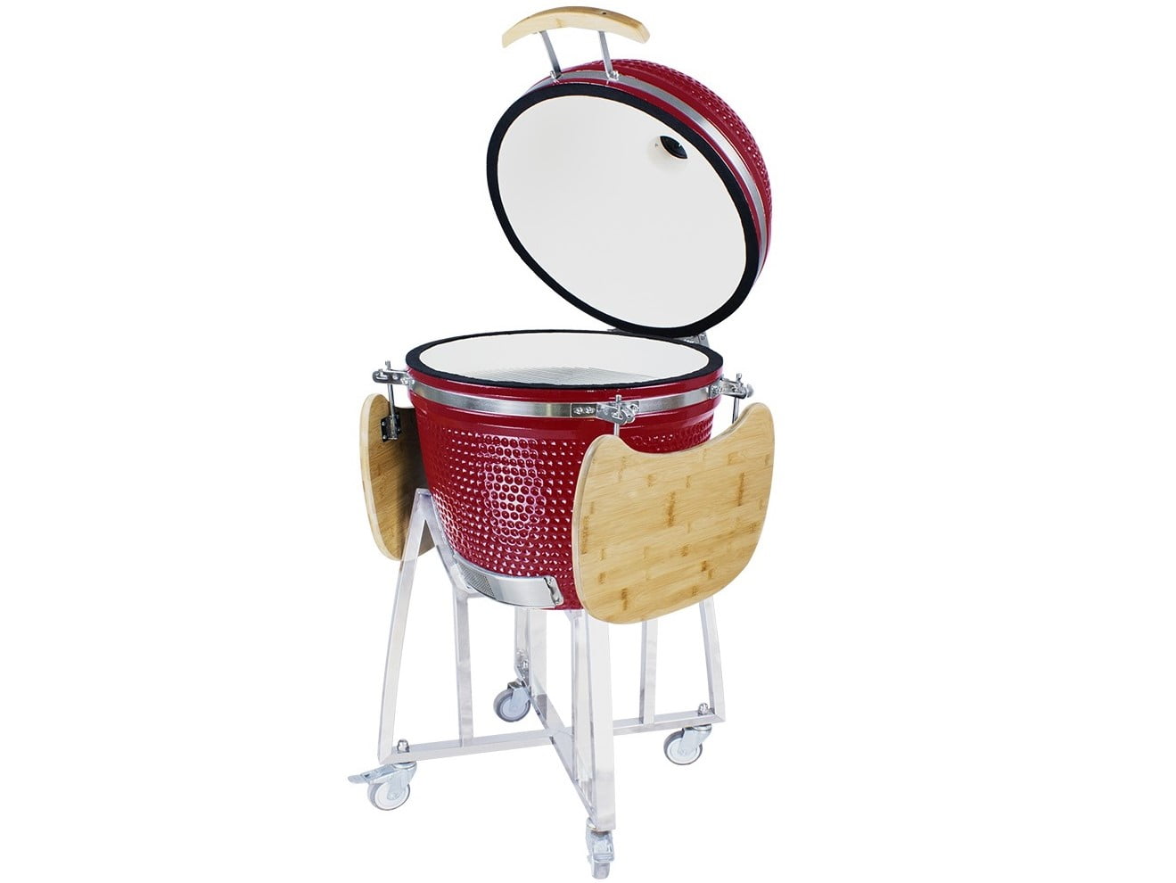 Keramikgrill KAMADO Holzkohle, 52cm Rost