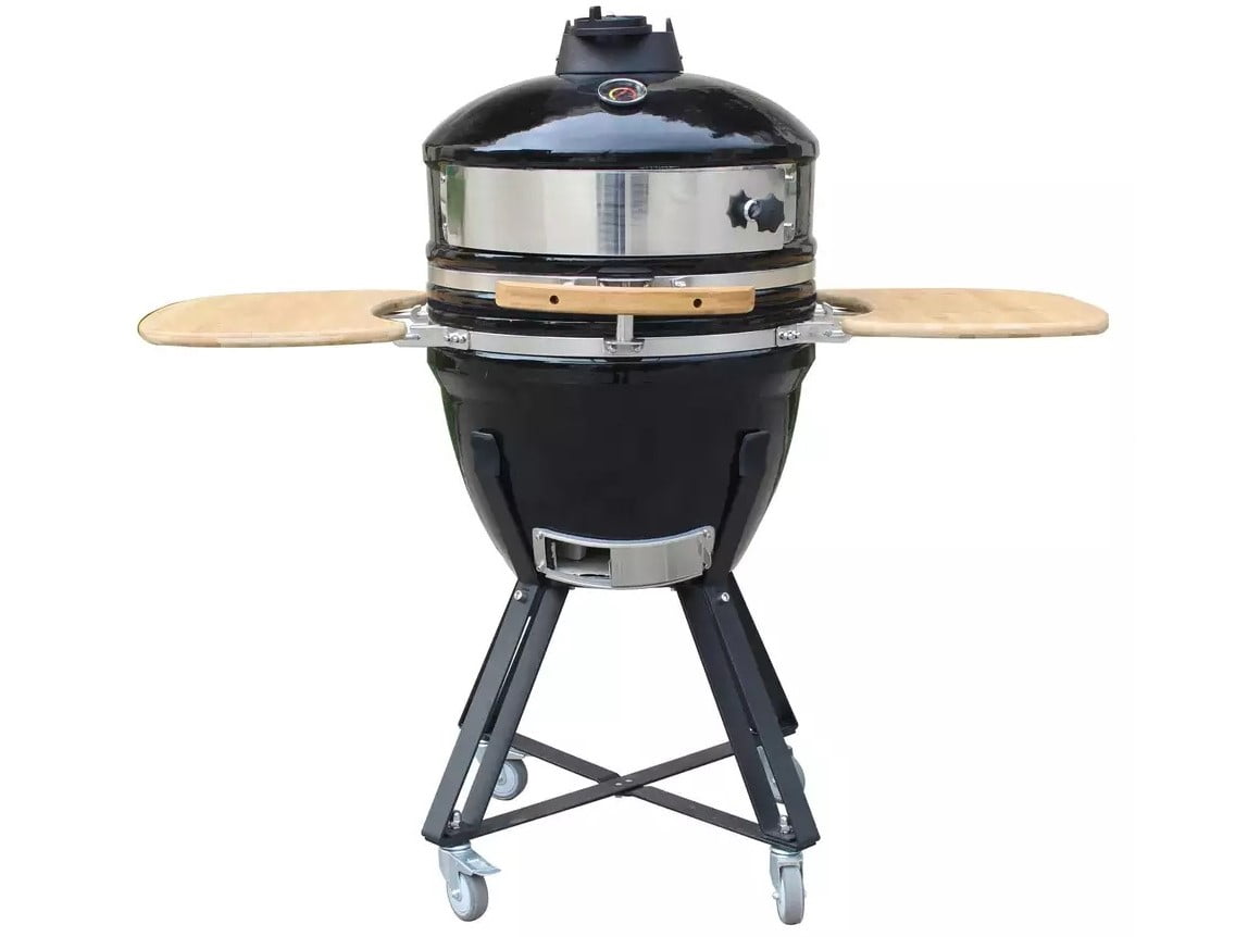 Keramikgrill KAMADO Holzkohle Pizzaofen, 46cm Rost