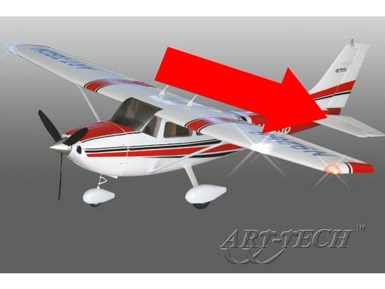 Höhenleitwerk zu Cessna 182, Spw. 1300mm Art-tech