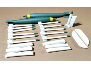 Bewaffnung-/ und Tank-Set zu A-1H Skyraider, Spw 2440mm, CYModel