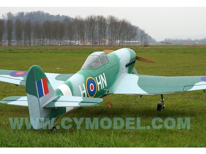 Hawker Typhoon, 35-60ccm, Spw 2150mm, ARF-Set, CYModel – Bild 4
