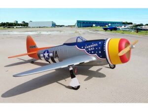 P-47D Thunderbolt, 100ccm, Spw 2400mm, ARF-Modell von CYModel