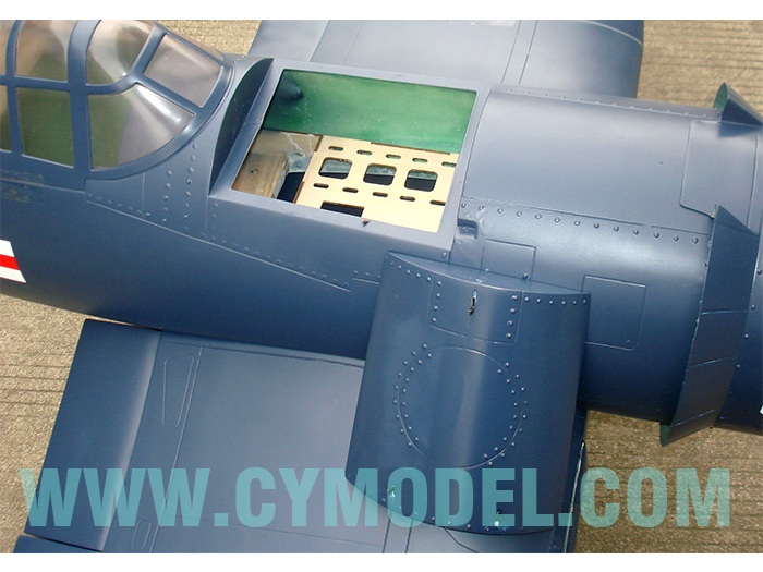 Giant F4U Corsair Blau, 100ccm, Spw 2390mm, ARF-Modell von CYModel – Bild 3
