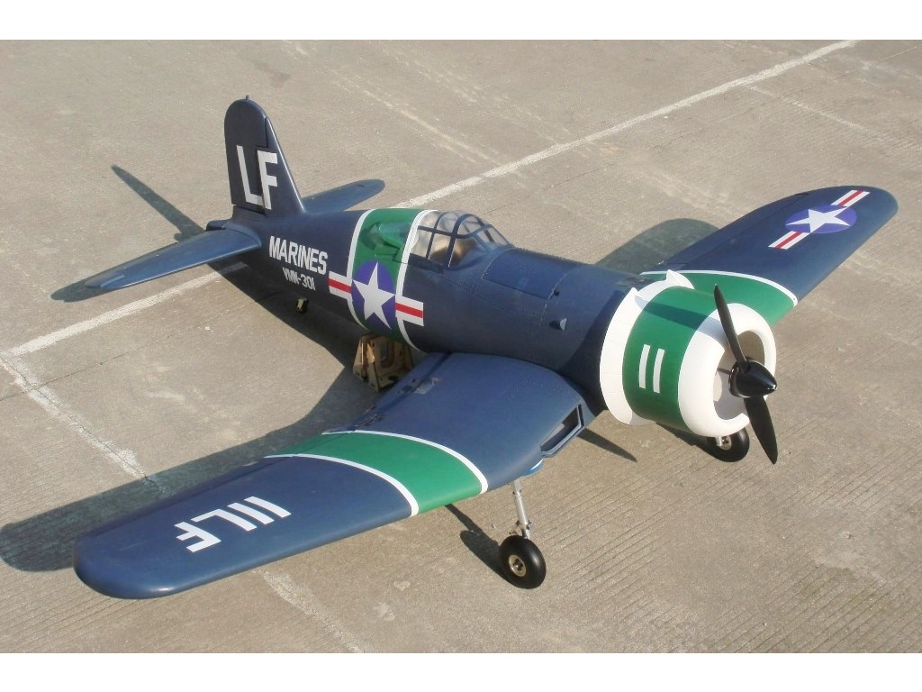 Giant F4U Corsair Marine Edition, 100ccm, Spw 2390mm, ARF-Modell von CYModel – Bild 2