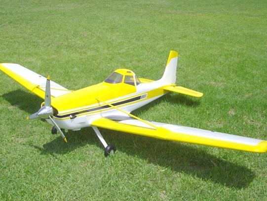 Kabinenhaube, gelb zu Cessna 188, Spw 3050mm, CYModel