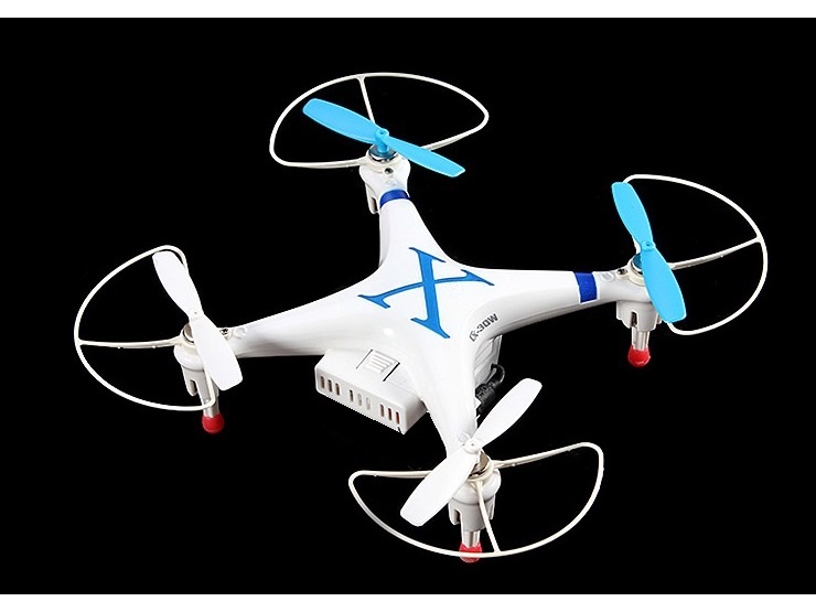 Quadcopter CX-30W-TX - WiFi in blau, RTF-Set mit Kamera von Cheerson – Bild 2