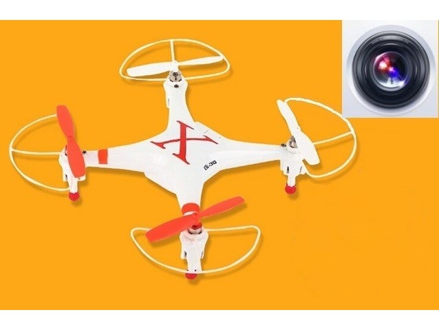 Quadcopter CX-30W-TX - WiFi in rot, RTF-Set mit Kamera von Cheerson