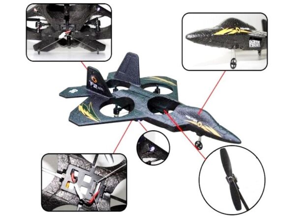 Quadrocopter F22 Super Fighter 3D mit Flip-Funktion, RTF-Komplett-Set, Cheerson – Bild 3