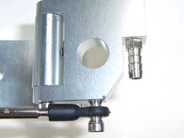 Aluminium Doppel Ruder silber gross (100mm) für 6.35mm Wellen – Bild 3