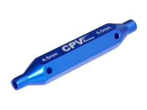 Two-Way / 2-Weg Sechskant/-Steckschlüssel-Set 4.5mm / 5.5mm - blau