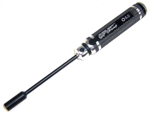 Steckschlüssel / Sechskantschlüssel - 6.0mm - schwarz