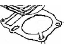 Zylinderfussdichtung LX11241-38301 zu Loncin 300ccm