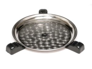 Unterlage mit Keramik-Fuss - schwarz - zu Kamado DELUXE - 47cm