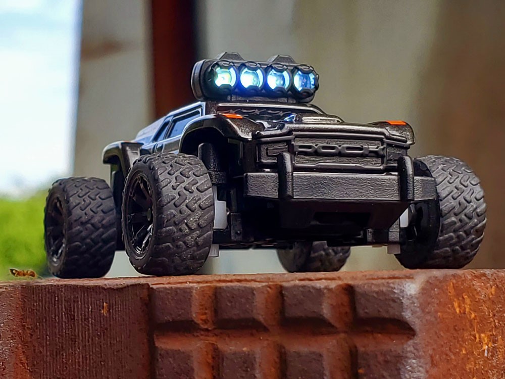 Mini Turbo Racing Baby RC Monster Truck - RTR-Komplett-Set in schwarz - 1:76 – Bild 5