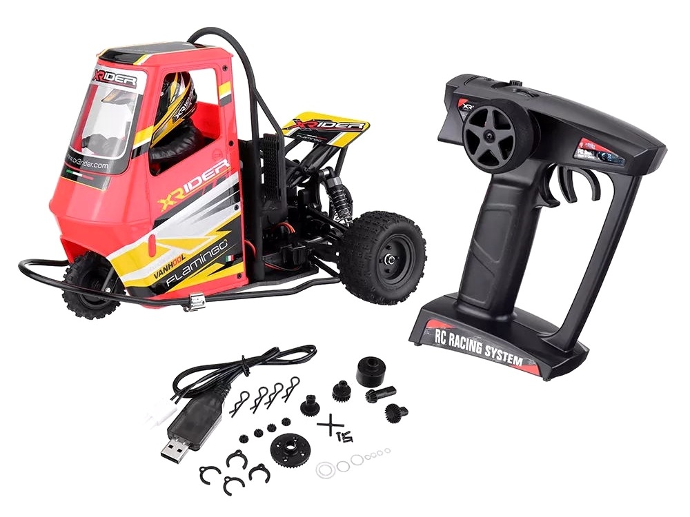 RC Tricycle / Trike - X-Rider Flamingo 1:8 RC Dreirad, RTR-Set – Bild 4