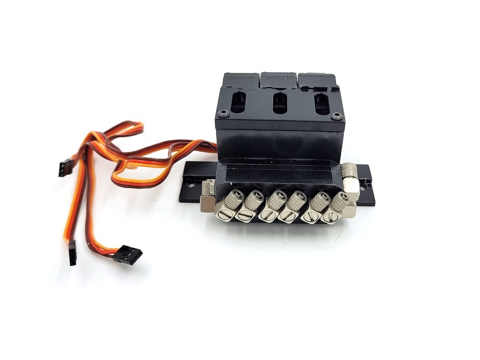 Ventilblock komplett zu Schaufelbagger Volvo EC360L 1:14