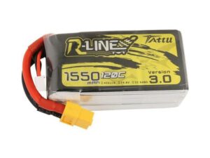 Tattu R-Line LiPo Akku 4S / 14.8V, 1550mAh, 120C - XT60