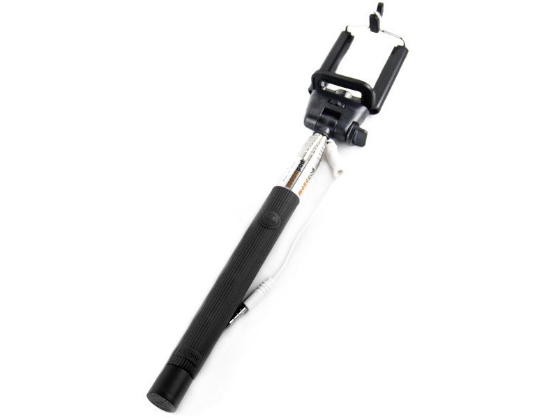 Teleskop-Handstativ / Selfie-Stick mit Selbstauslöser für Smartphones/Kameras