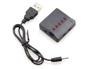 USB 5-Fach Ladegerät für 1S / 3.7V LiPo Akkus