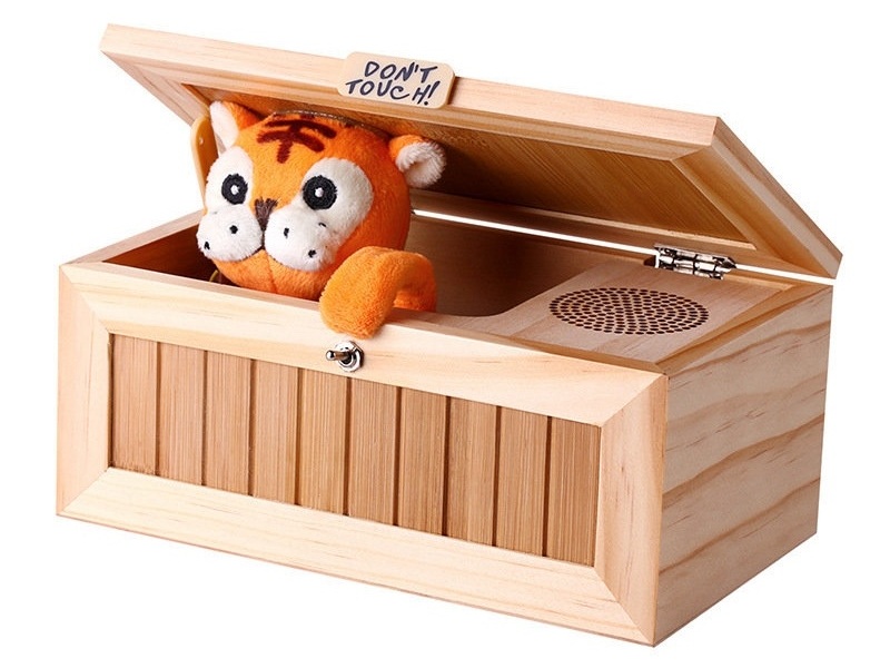 Useless Box Tiger - Leave me alone Box mit Sound