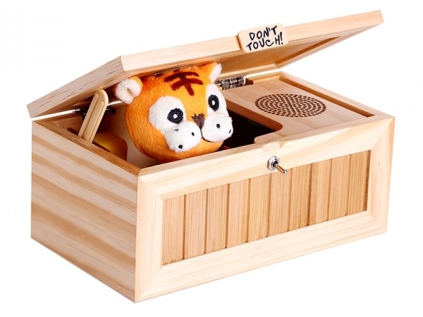 Useless Box Tiger - Leave me alone Box mit Sound – Bild 2