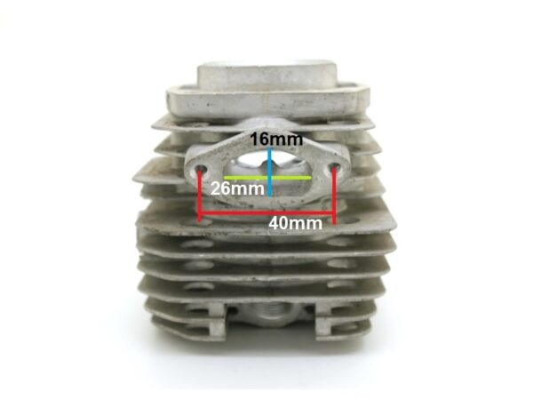 Zylinder zu 2Takt Motor 1E43F Kettensäge, Bohrung 43mm