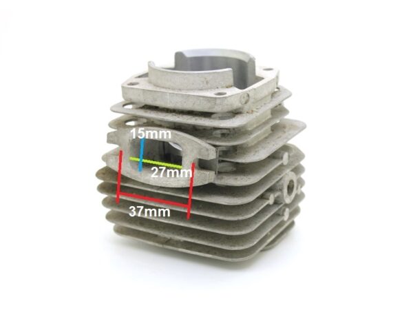 Zylinder zu 2Takt Motor 1E43F Kettensäge, Bohrung 43mm – Bild 2