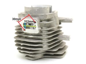 Zylinder mit Kolben zu Steinfräse 1E50F