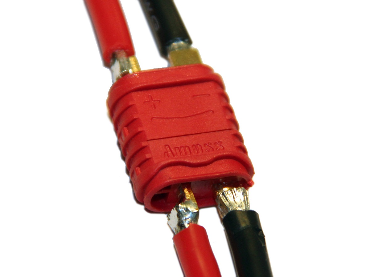 T-Stecker / T-Plug Hochstrom Stecksystem mit Kabelschutz - 10 Paar – Bild 4