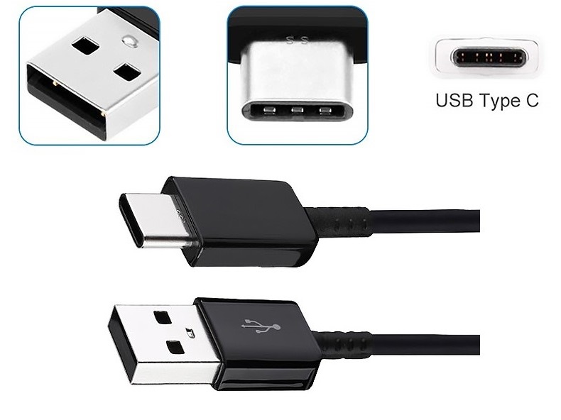 USB Ladekabel / Datenkabel mit USB-C / USB Type C - Länge 120cm – Bild 3