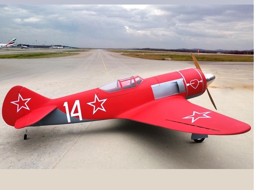 Giant Lawotschkin La-7, 80-100ccm, Spw 2450mm, ARF-Modell von CYModel – Bild 2