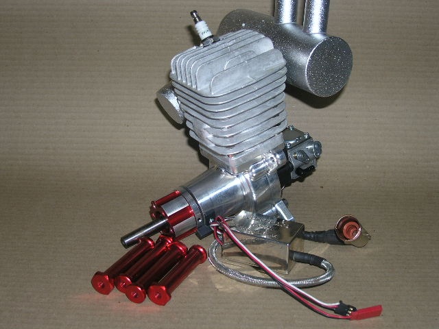 Benzinmotor 50ccm GP50R, 1 Zylinder inkl. Zubehör – Bild 2