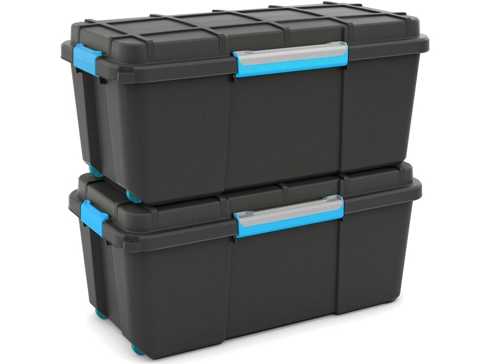 SUPMaRaN KIS Scuba Box L - 80 Liter mit Deckel - in schwarz – Bild 5