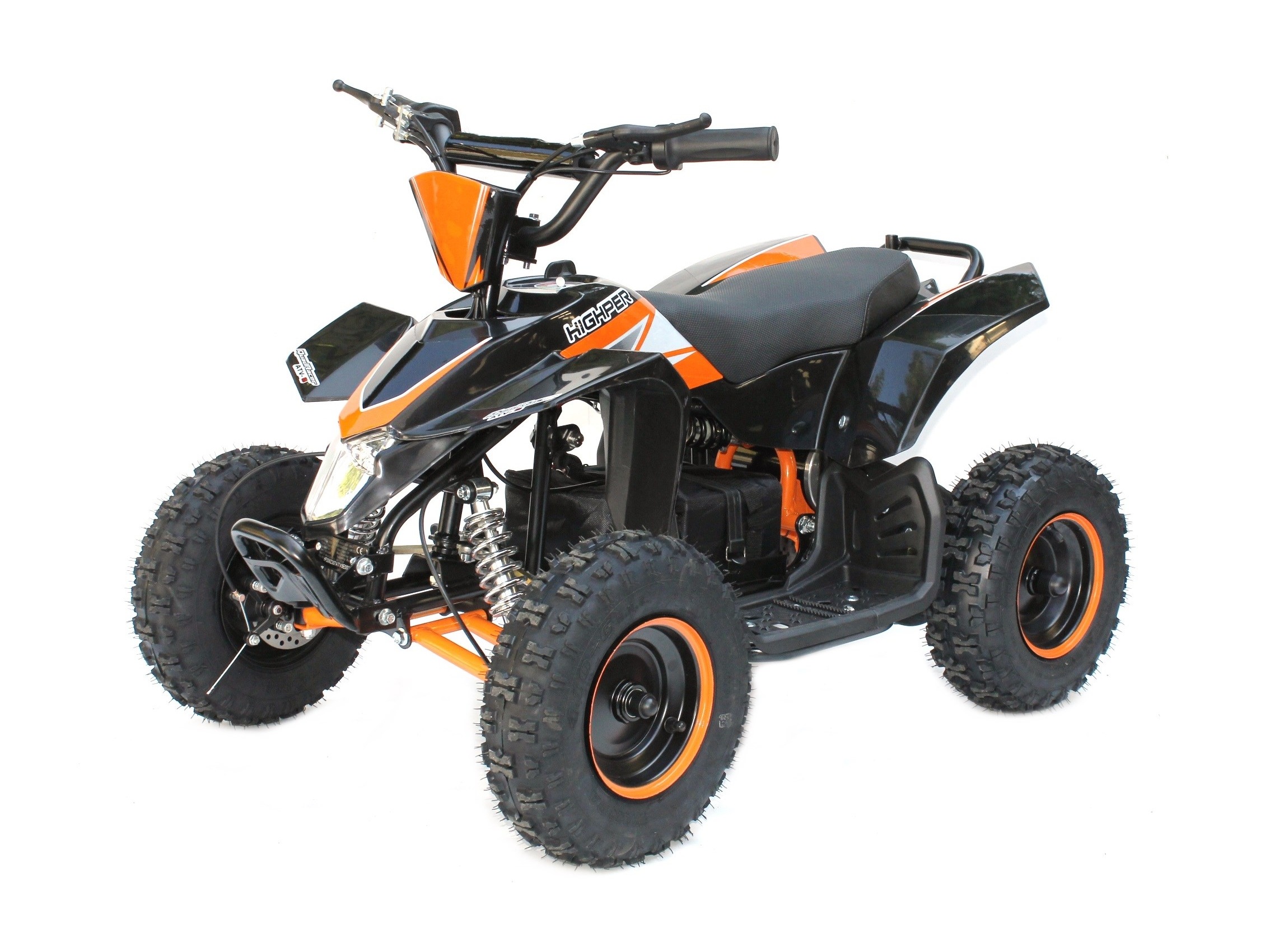 Elektro Mini-Quad - KIMI - 36V, 1000W, schwarz/orange, mit Rückwärtsgang