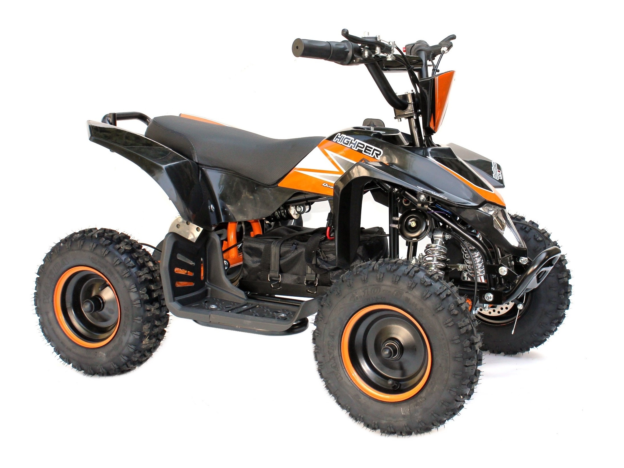 Elektro Mini-Quad - KIMI - 36V, 1000W, schwarz/orange, mit Rückwärtsgang – Bild 2