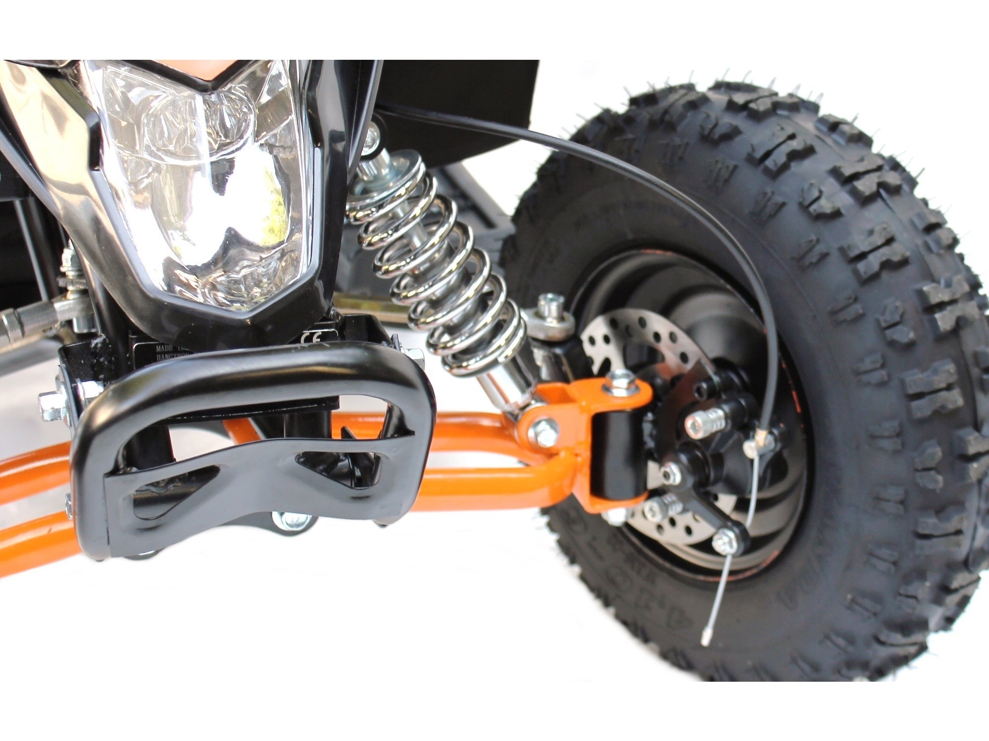 Elektro Mini-Quad - KIMI - 36V, 1000W, schwarz/orange, mit Rückwärtsgang – Bild 5