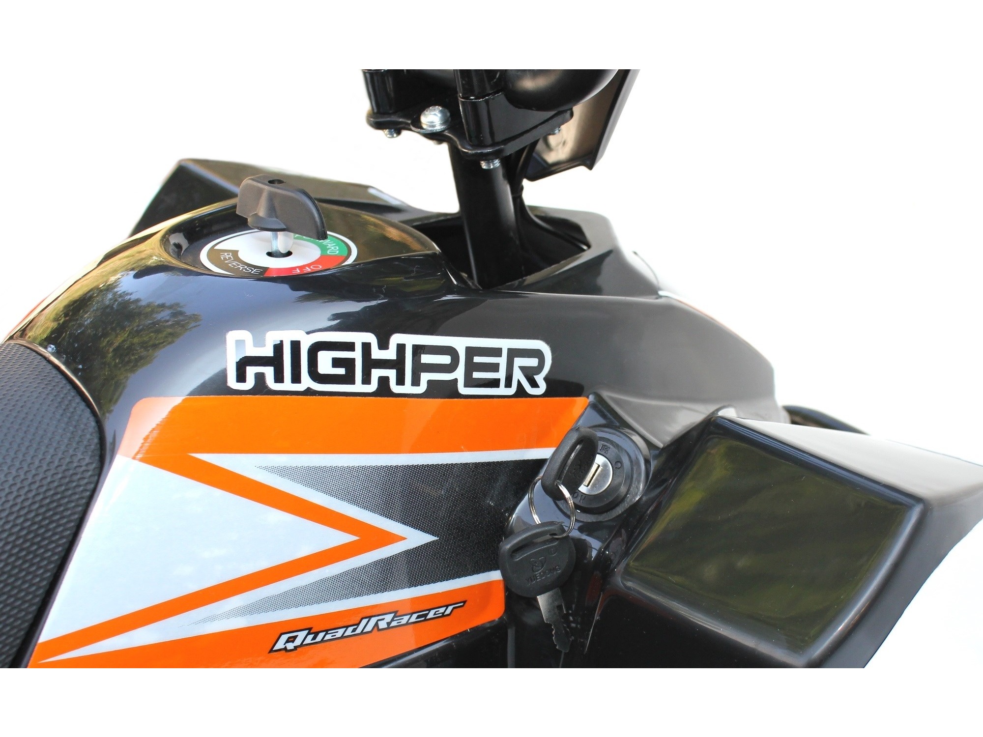 Elektro Mini-Quad - KIMI - 36V, 1000W, schwarz/orange, mit Rückwärtsgang – Bild 6