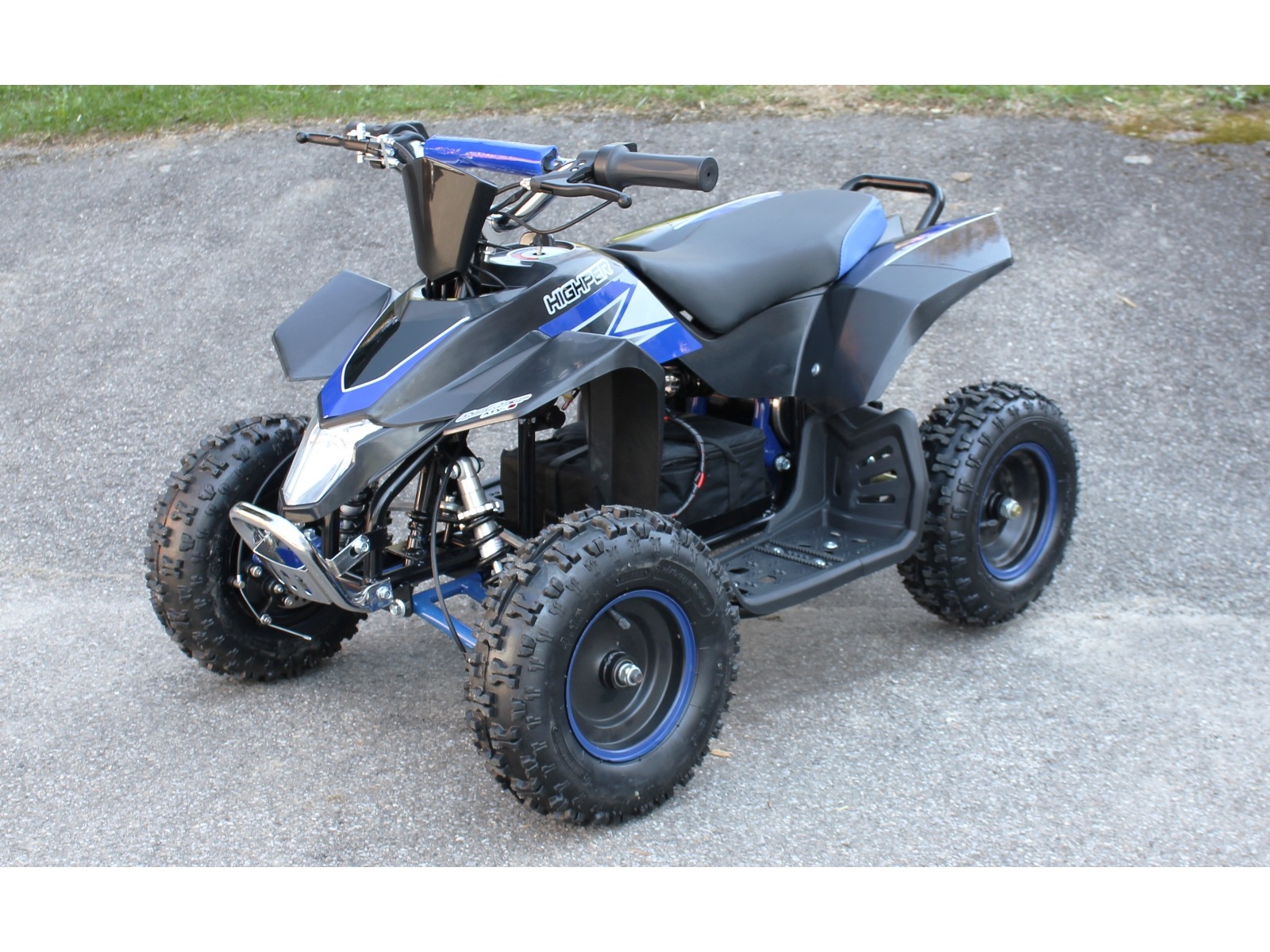 Elektro Mini-Quad - KIMI - 36V, 1000W, schwarz/blau, mit Rückwärtsgang