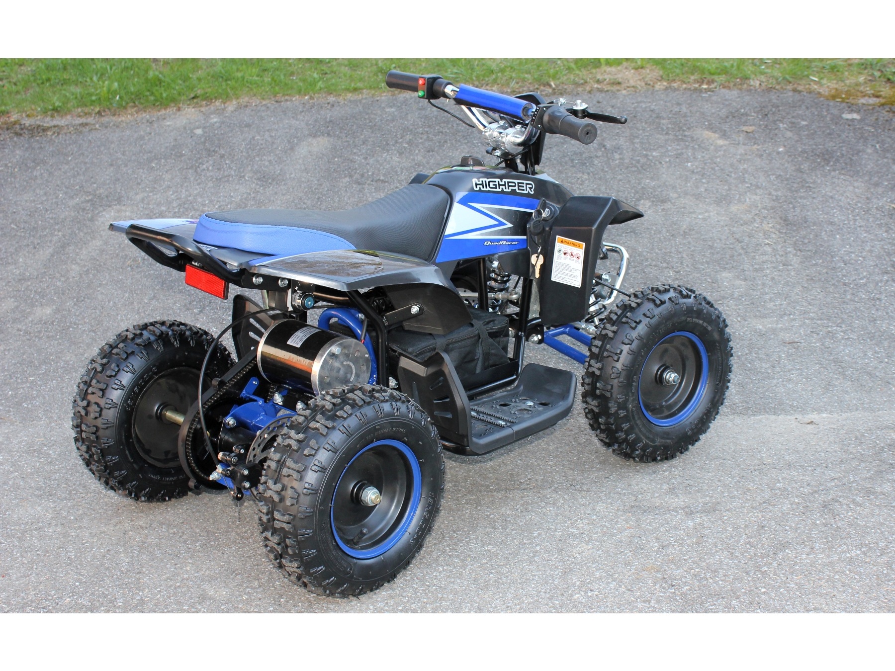 Elektro Mini-Quad - KIMI - 36V, 1000W, schwarz/blau, mit Rückwärtsgang – Bild 2