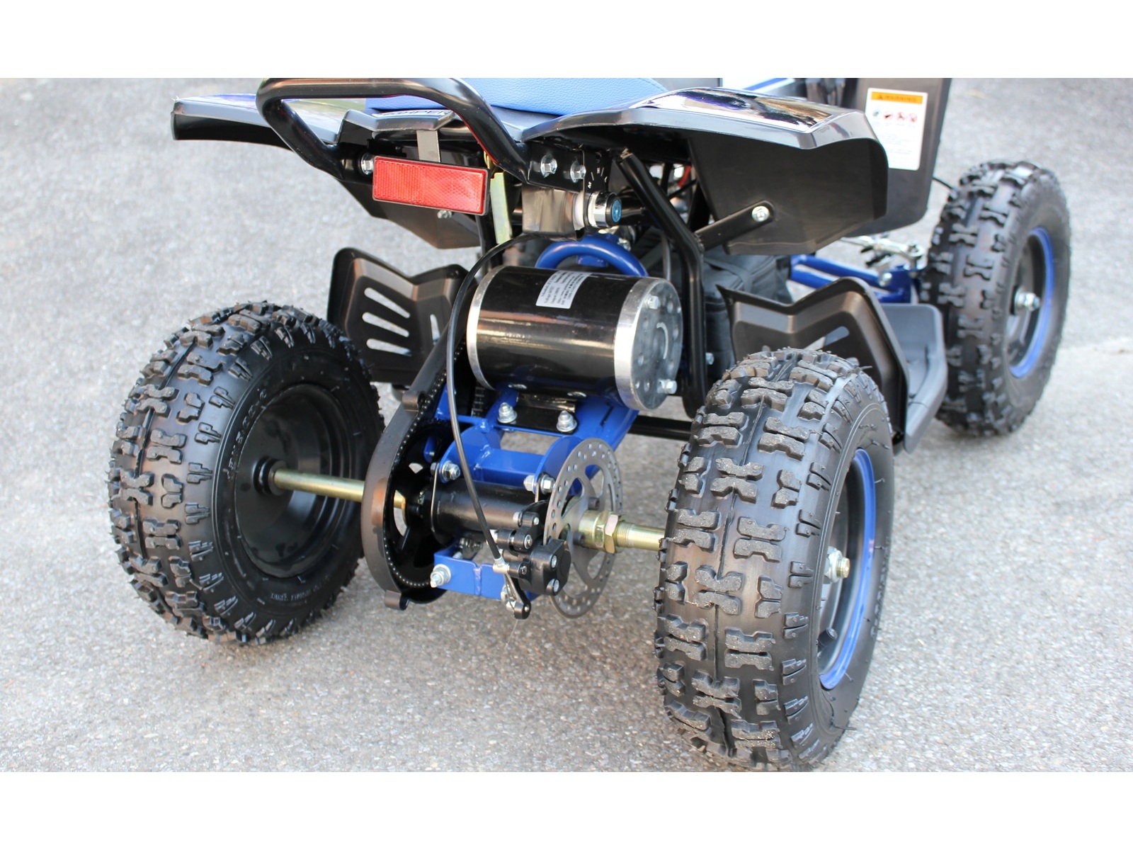 Elektro Mini-Quad - KIMI - 36V, 1000W, schwarz/blau, mit Rückwärtsgang – Bild 5