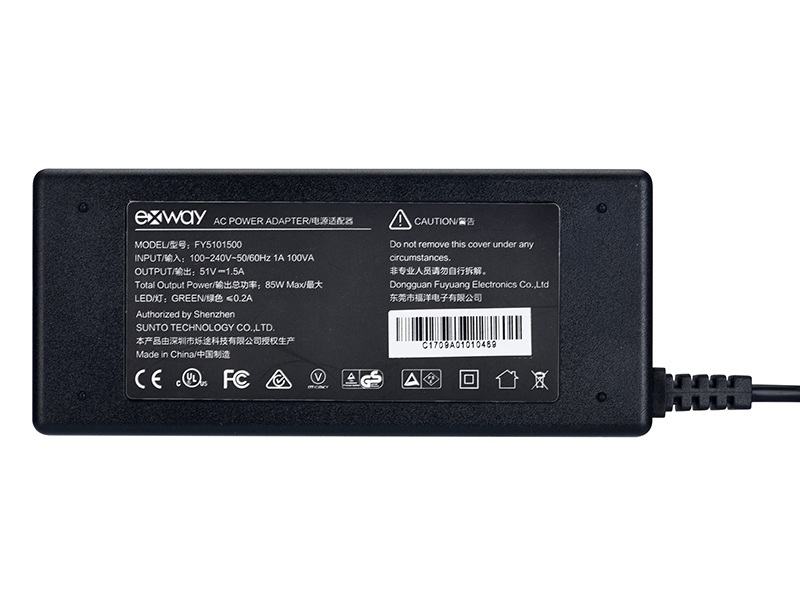 Ladegerät - 75 Watt / 1.5A zu Exway X1 - Elektro Skateboard - Longboard – Bild 2