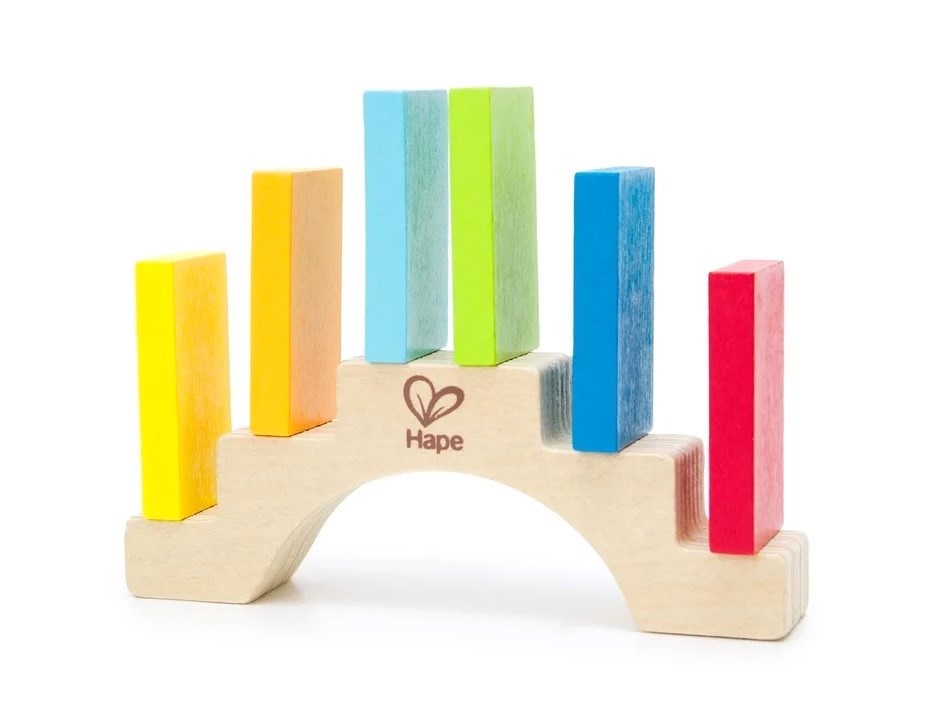Hape - Domino Fantastico - 107 Teile - Holzspielzeug – Bild 5