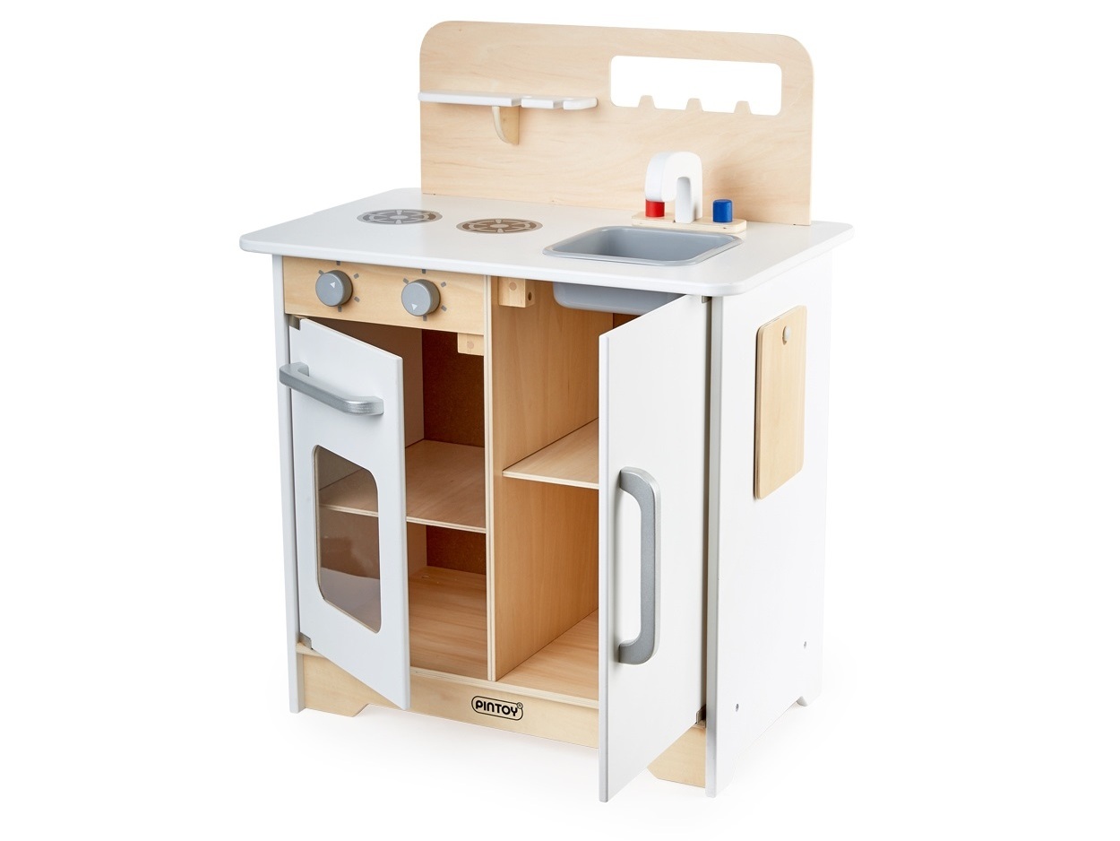 Pintoy - Classic Küchen-Set mit Zubehör - Holzspielzeug – Bild 2