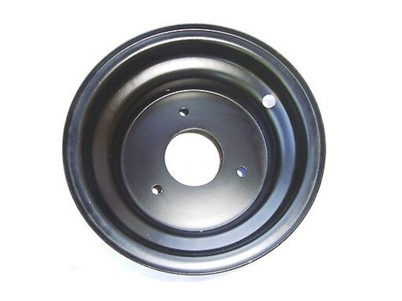 Stahlfelge 6 Zoll - 3 Loch Stahl-Felge - zu 145/70-6 Zoll / 13x5-6 Zoll